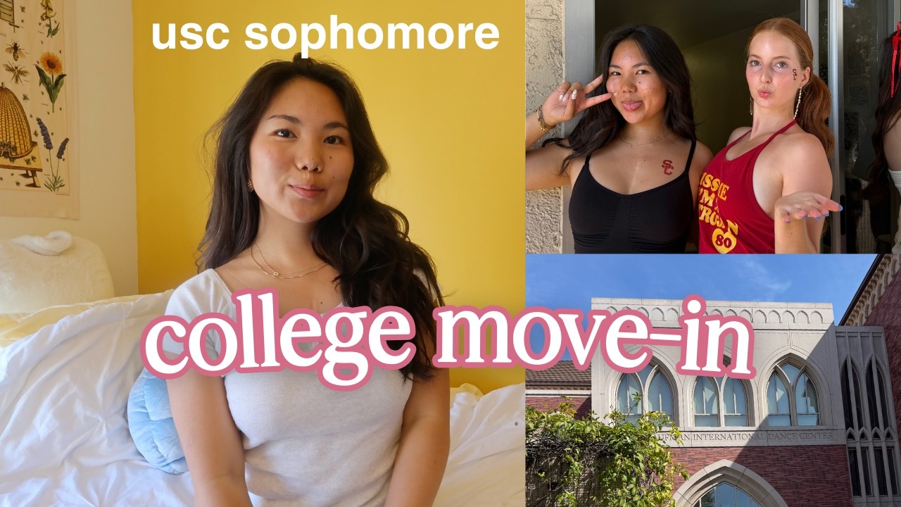 COLLEGE DORM MOVE IN DAY | sophomore @ USC