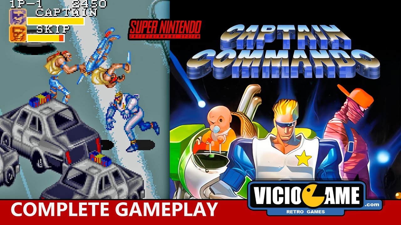 🎮 Captain Commando (Super Nintendo) Complete Gameplay