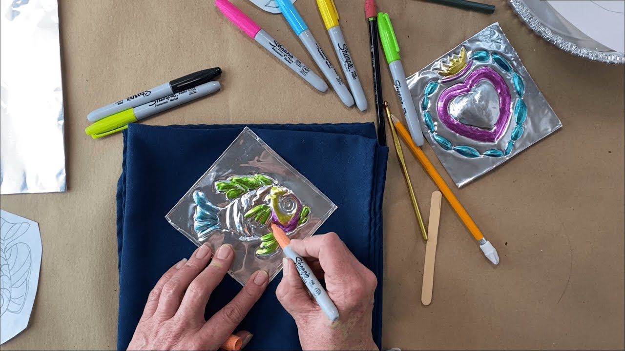Relief Sculpture Inspired by Mexican Tin Art (Hojalata)
