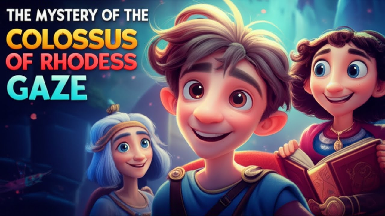 The Mystery of the Colossus of Rhodess Gaze | Animated Stories | Cartoon for Kids
