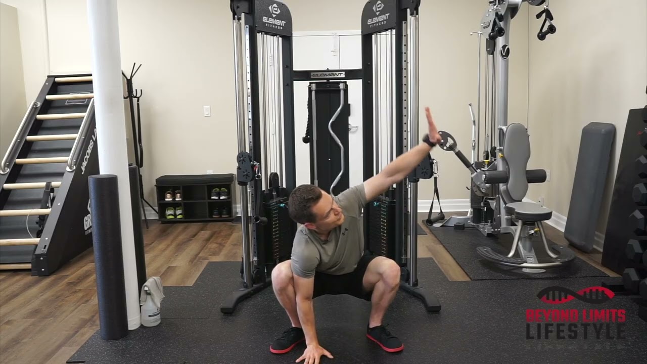 Thoracic Extension and Rotation in Deep Squat