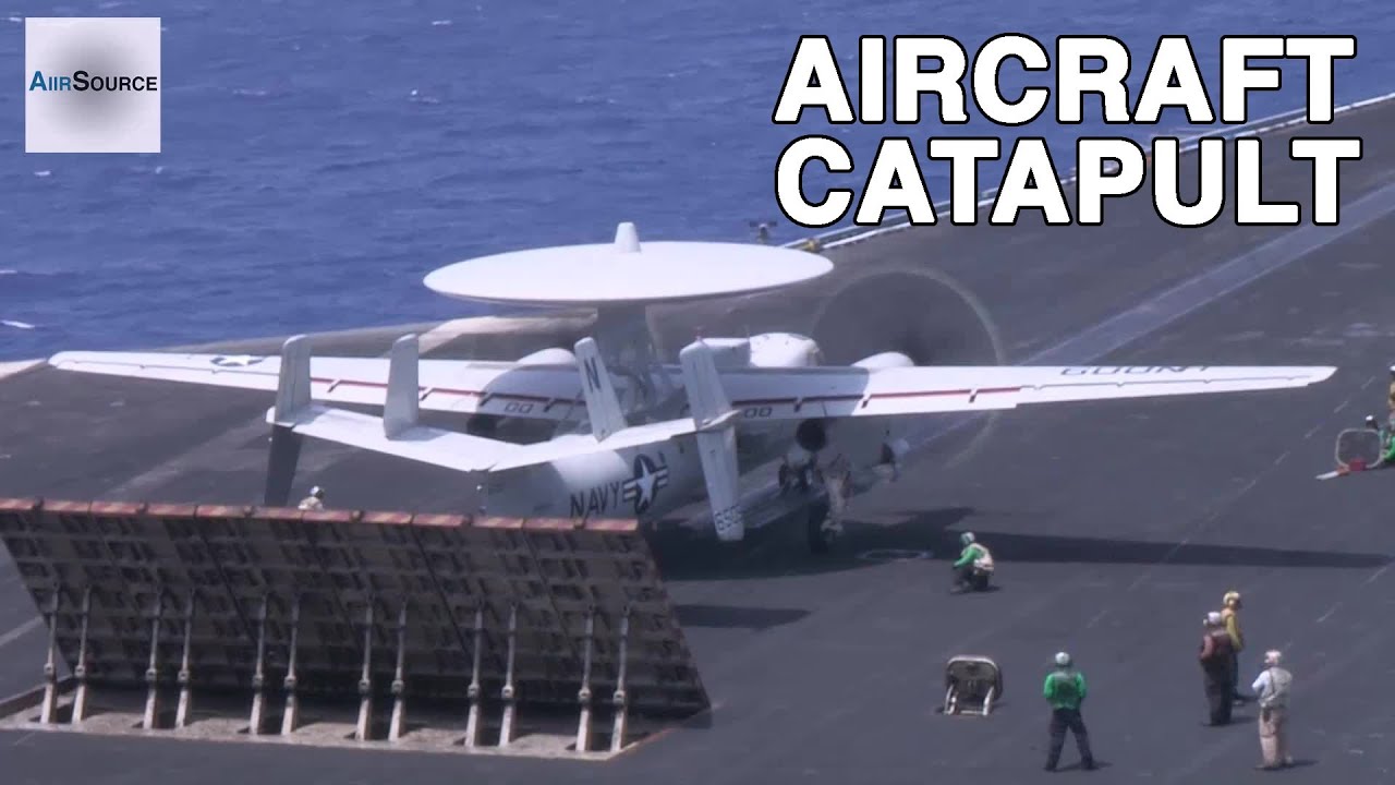 USS Nimitz Catapult Launch: E-2C Hawkeye, F/A-18F Super Hornets