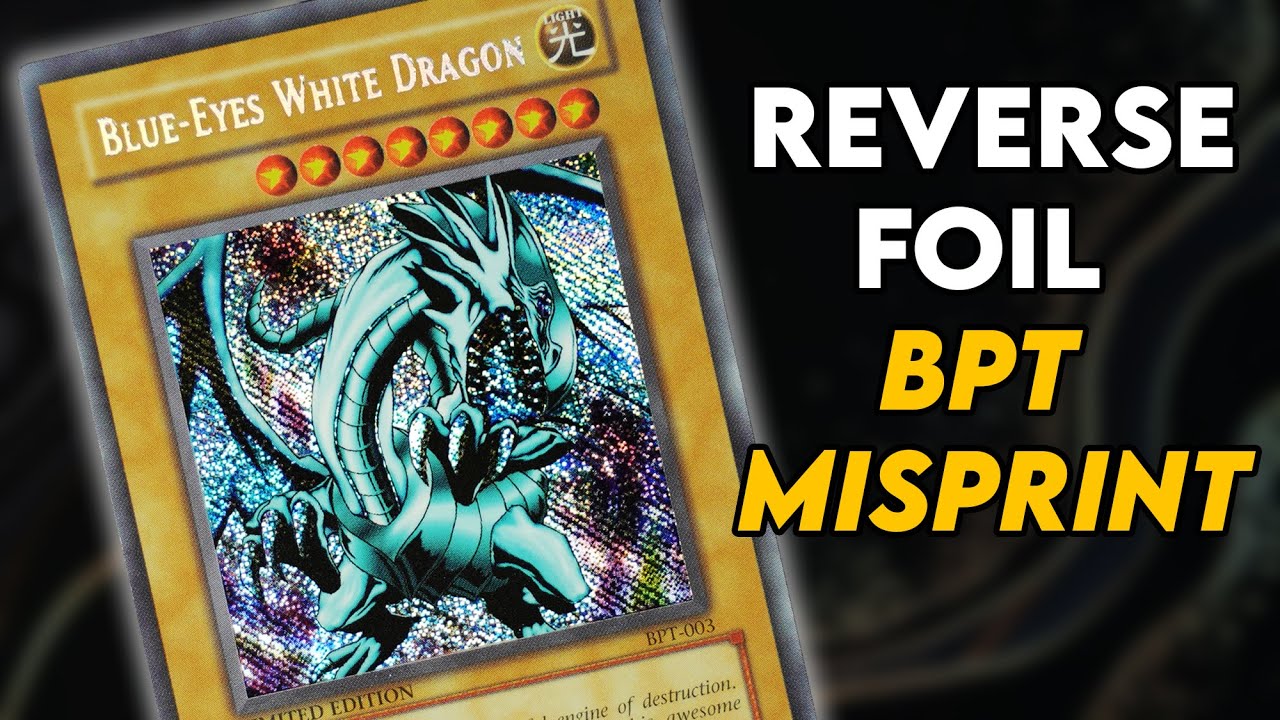 Интерпретация опечаток на картах YuGiOh BPT Reverse Foil 2002 года
