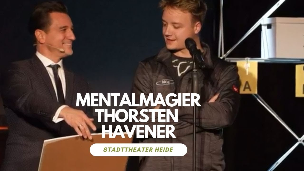 Thorsten Havener: Gedanken lesen im Stadttheater Heide