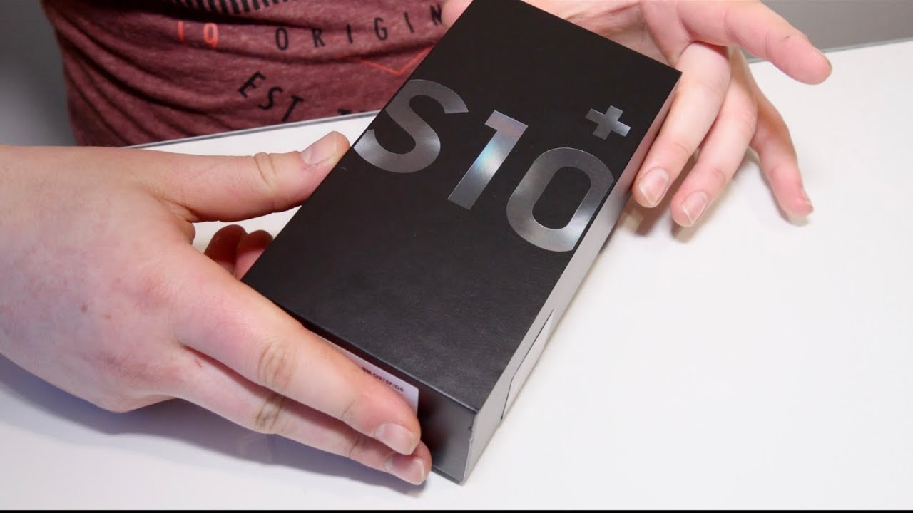 Samsung Galaxy S10+ Black 128GB Unboxing!