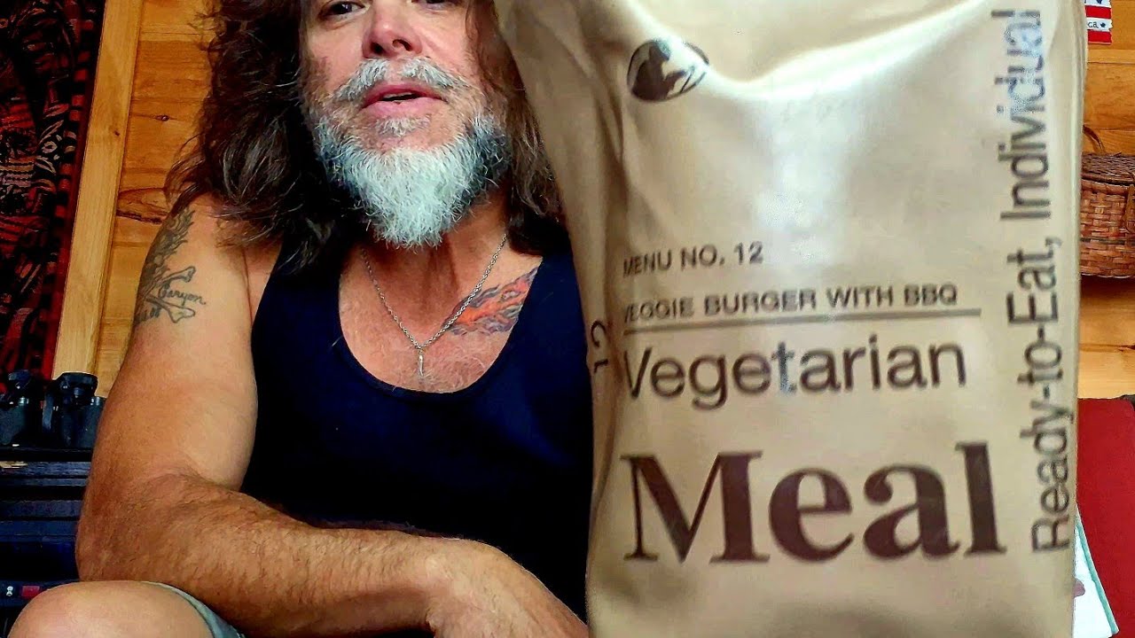 🇺🇸 1997 USMRE VEGGIE BURGER w/BBQ SAUCE Menu 12