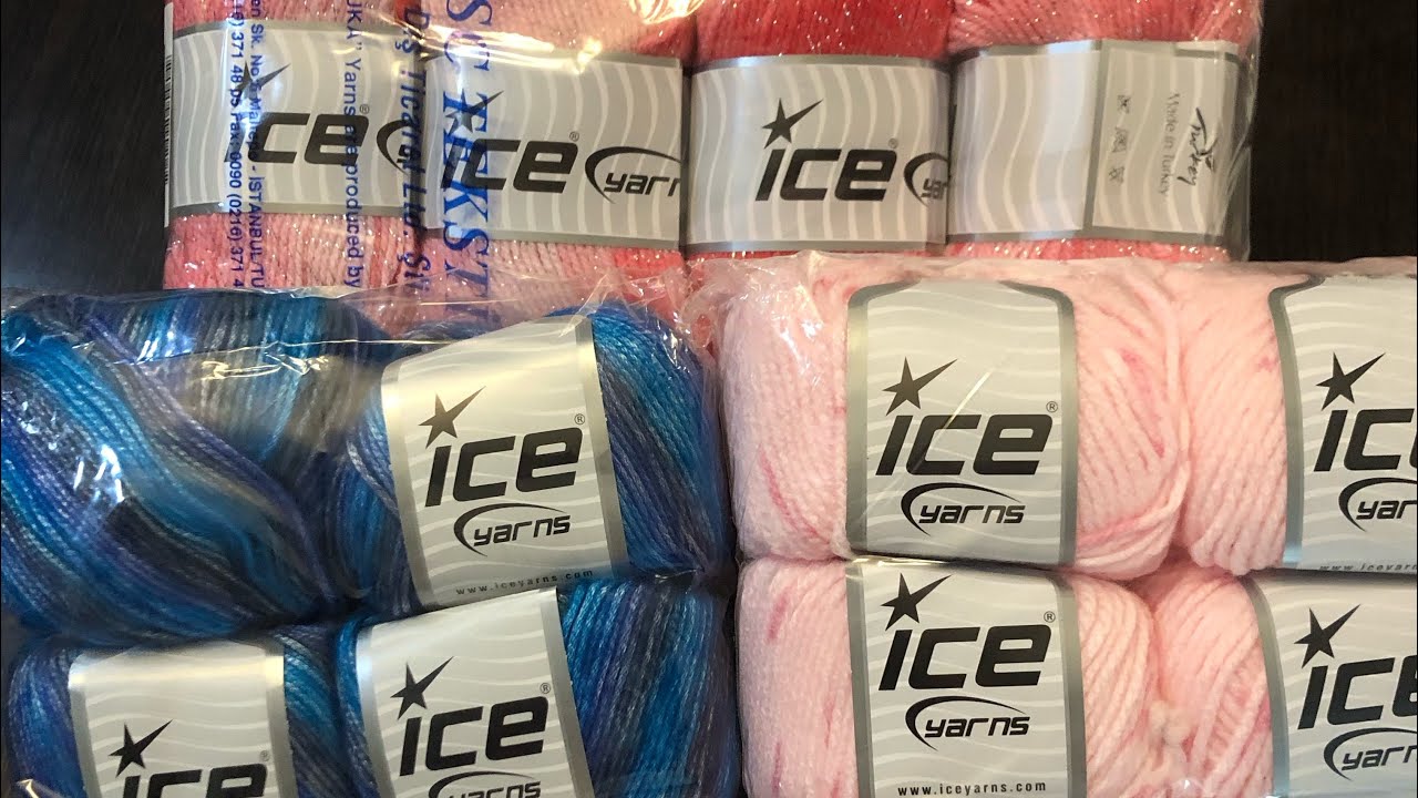100 POUNDS IF ICE YARN!!!