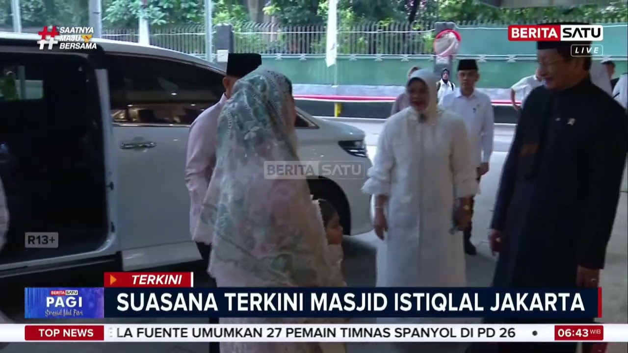 Momen Kedatangan Wapres Gibran di Masjid Istiqlal untuk Salat Idulfitri 1447 H #beritasatu