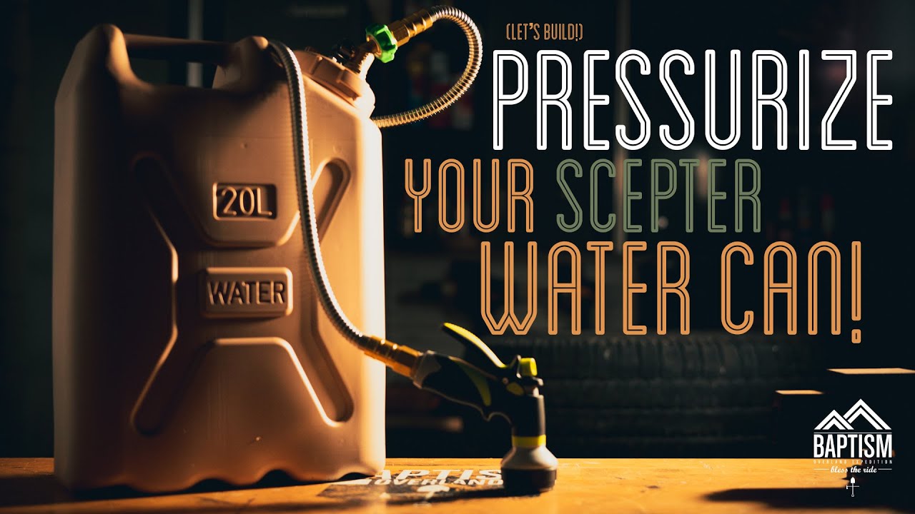 Pressurized Scepter Water Tank DIY!