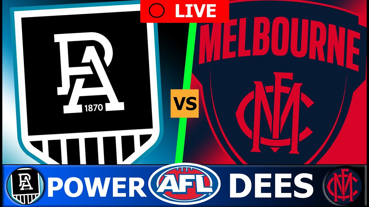 PORT ADELAIDE vs MELBOURNE DEMONS // 2024 AFL Round 3 Live Stream