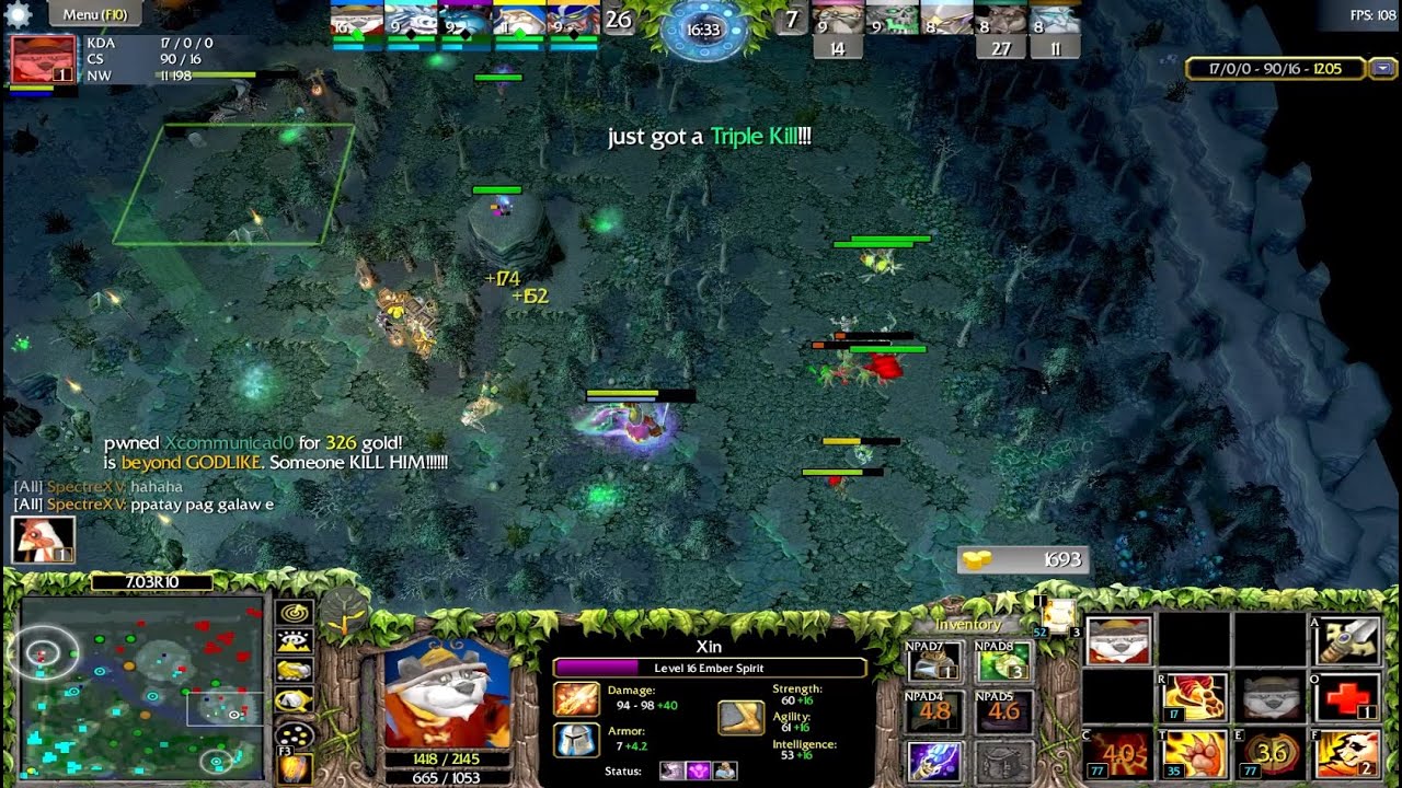 DOTA 1 Ember Spirit Xin Beyond GODLIKE #26