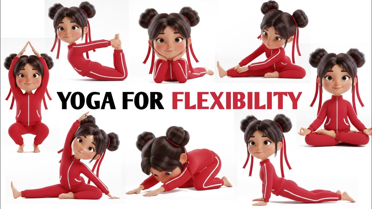 Fun Kids Yoga | Easy Yoga for Children | Healthy Body & Happy Mind