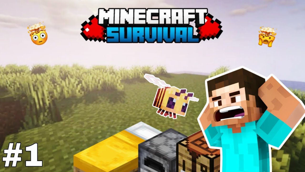 Journey begins 🔥 | Minecraft Survival series EP 01 