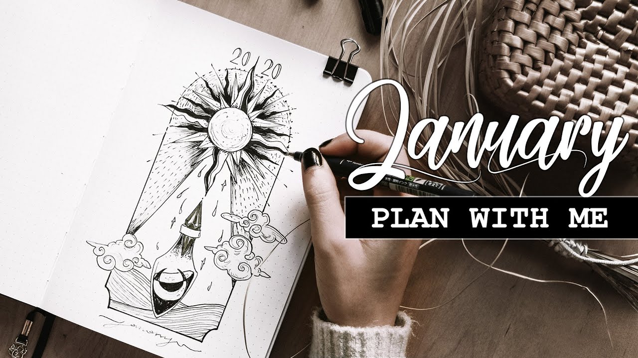 PLAN WITH ME ✦ January ✦ Bullet Journal Setup | 2020 |