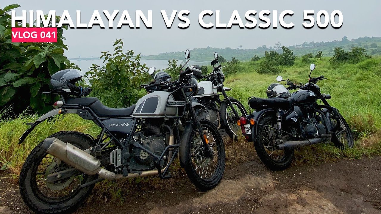 OFFROADING ON ROYAL ENFIELD HIMALAYAN VS CLASSIC 500
