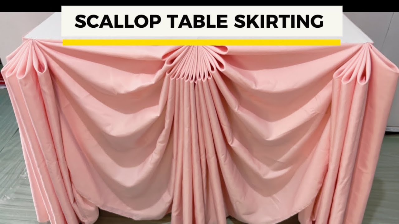 Scallop Table Skirting | i-JEServe FBS