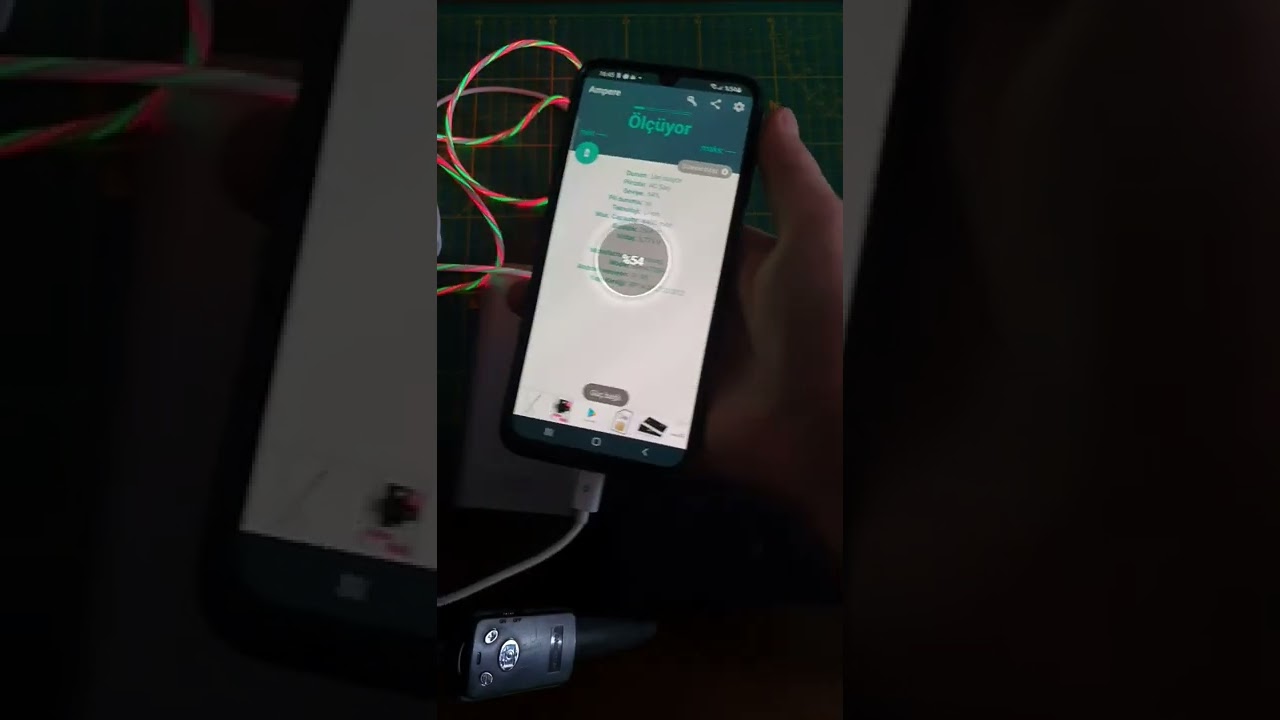 Testing The USB Type-C Charging and Data Cable With Flowing RGB Lights