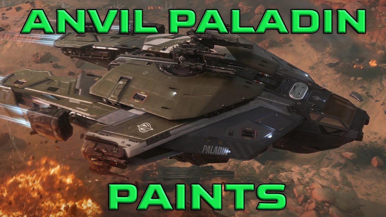 Star Citizen - Anvil Paladin Paints Showcase