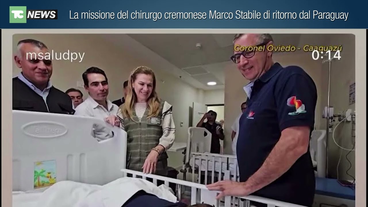 La missione del chirurgo cremonese Marco Stabile di ritorno dal Paraguay