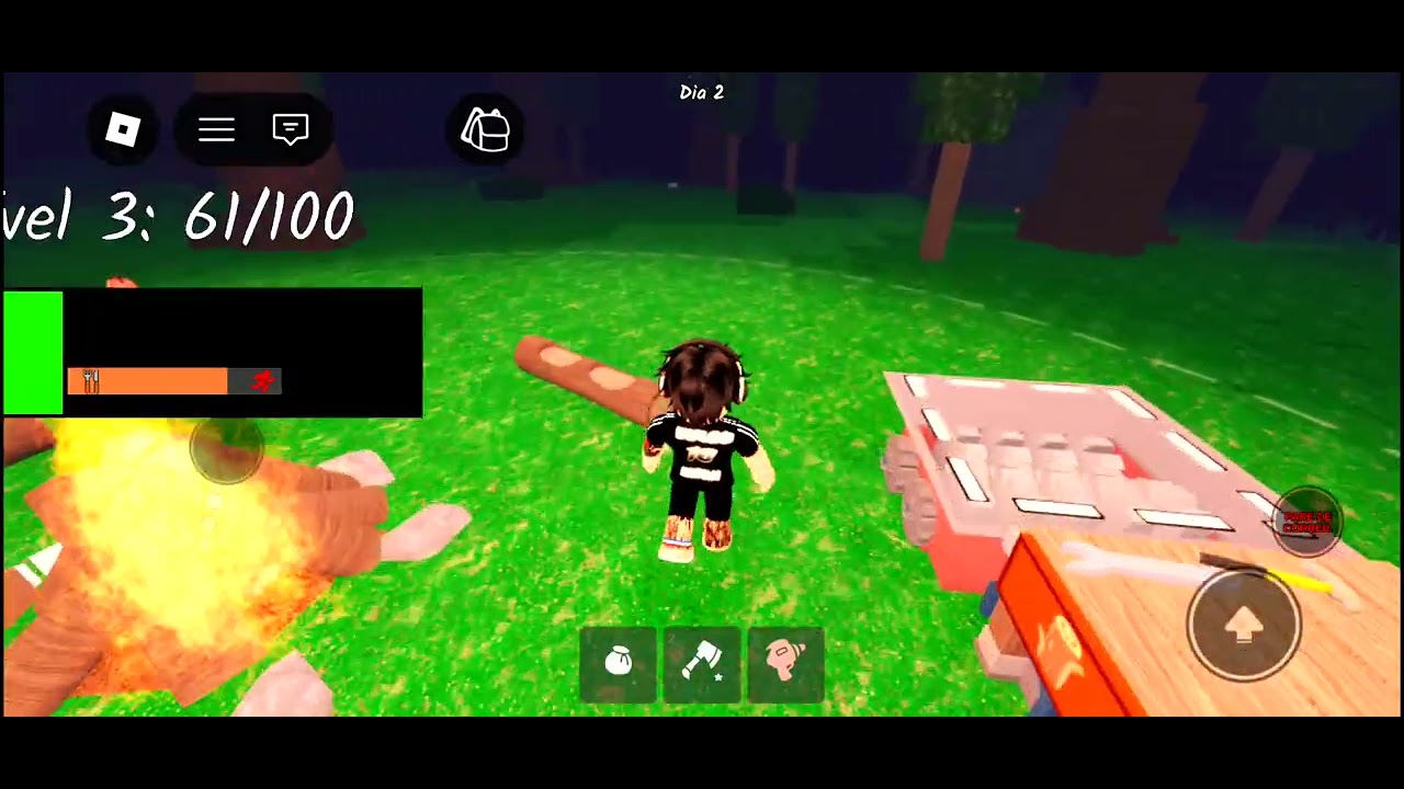 Jogando 99 noites com meu amigo s4turno_miihh do roblox