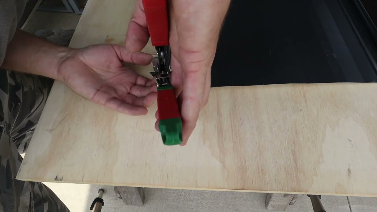 Snap lock metal roof panel end prep.  Learn with me!