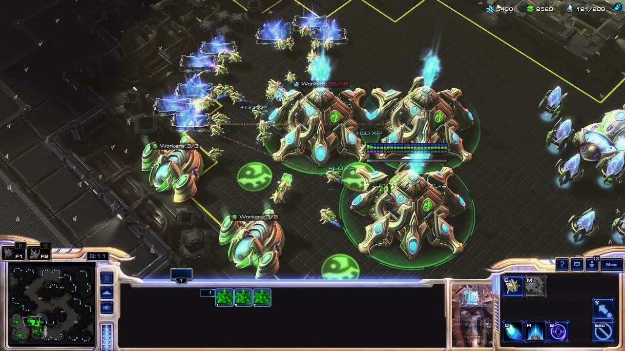 Probe Power 1v1 – I Kill the AI with Only Probes! | StarCraft II Crazy Gameplay