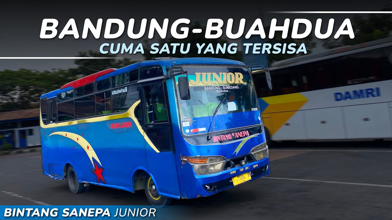 Rute Unik Satu-satunya Bus Medium di Cicaheum 👍🏻 Trip Bintang Sanepa Bandung - Sumedang - Buah Dua