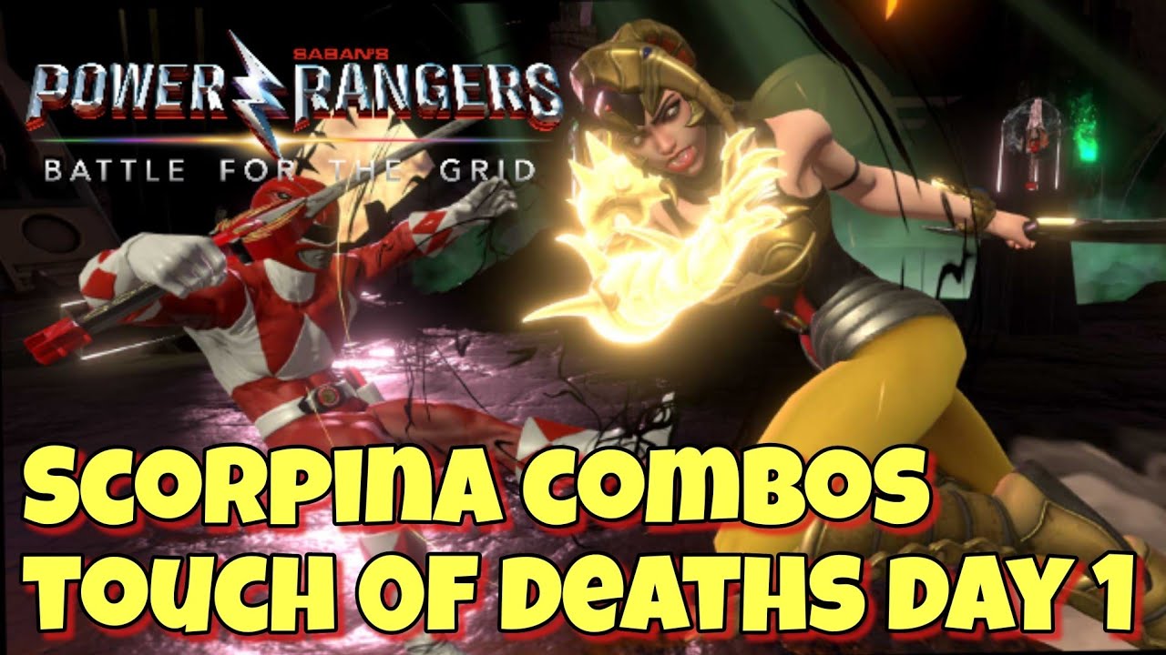 Scorpina 100% Combos (TOD) | Power Rangers Battle For The Grid
