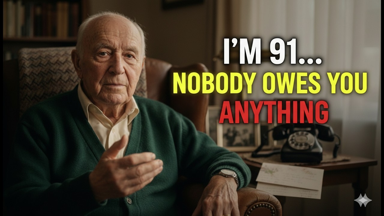 I'm 91… The Day I Realized Nobody Owed Me Anything