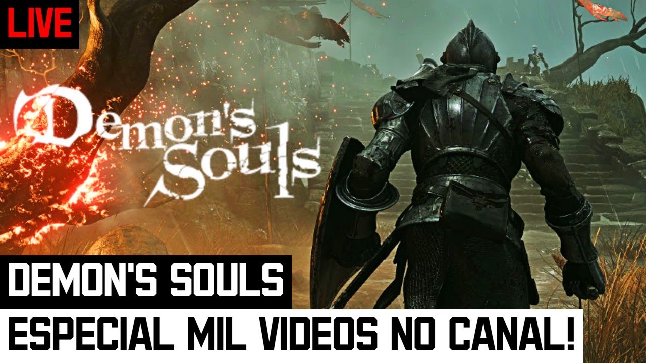 SOFRENDO NO ESPECIAL MIL VÍDEOS DO CANAL! | Demon's Souls Remake - Jogando pela primeira vez