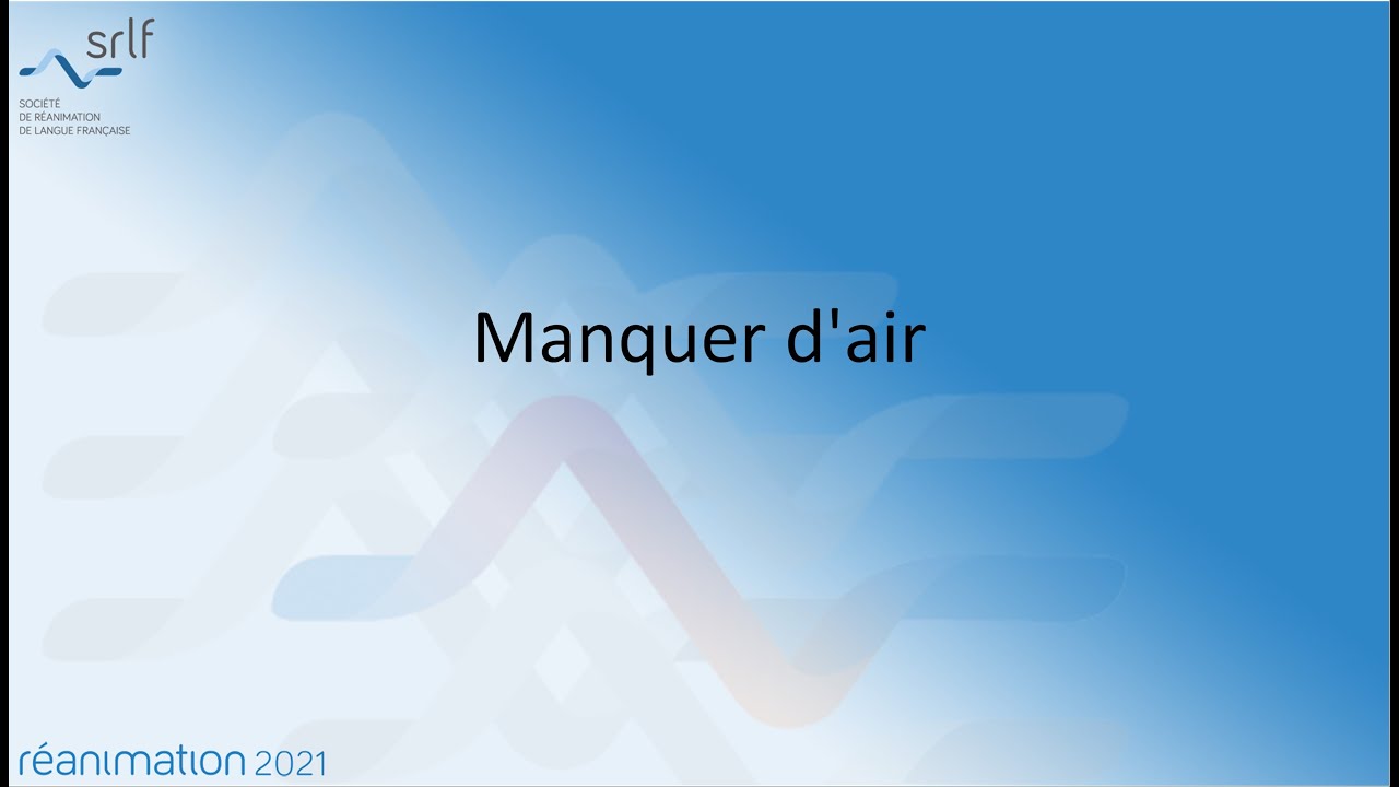 Manquer d'air R. MINJARD #REANIMATION2021
