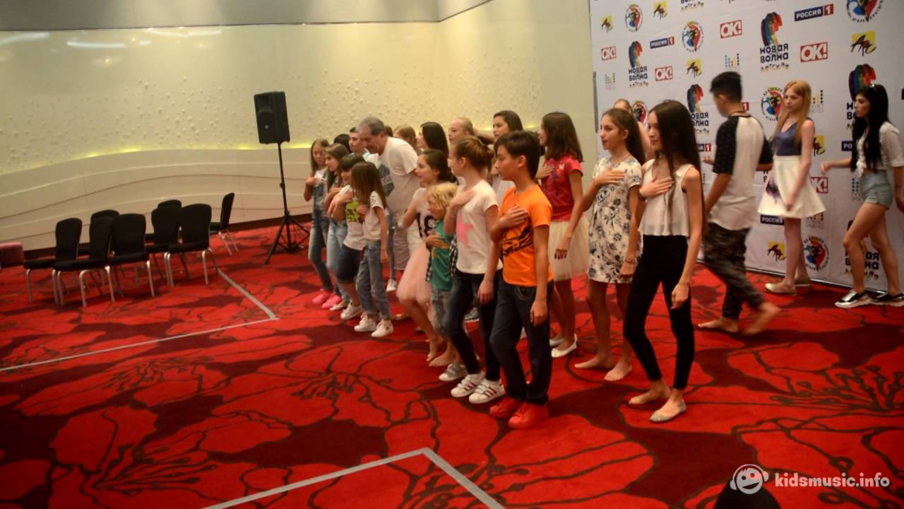 Лещенко и Новая волна — Начало (репетиция, Детская Новая волна 2016)