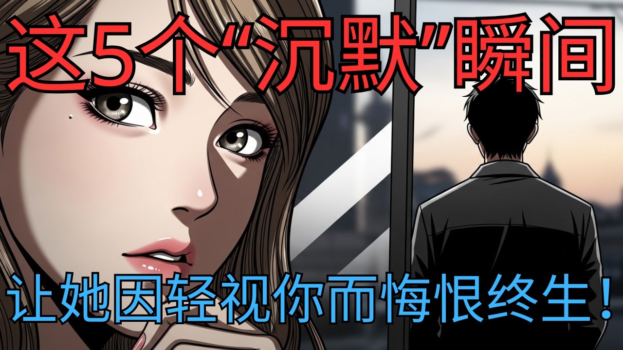 无声的降维打击：这5个“沉默”瞬间，让她因轻视你而悔恨终生！
