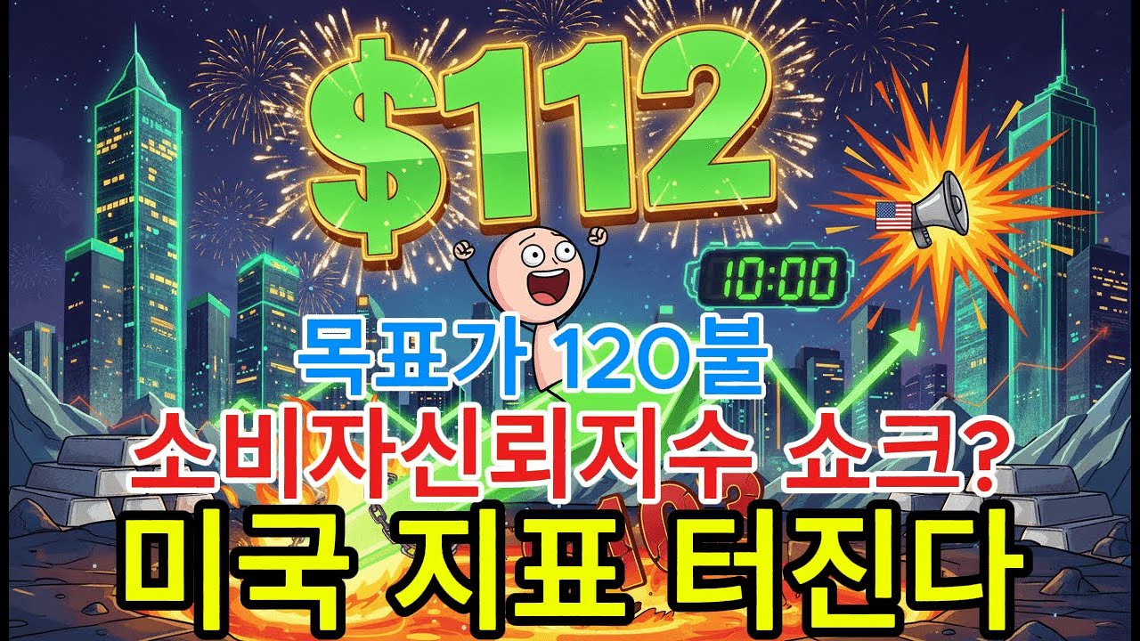 [1월 27일 밤] 지옥에서 돌아온 은값, 112불 대폭발! 밤 10시 '미국 소비자신뢰지수' 터지면 '이 가격' 다시는 못 봅니다.