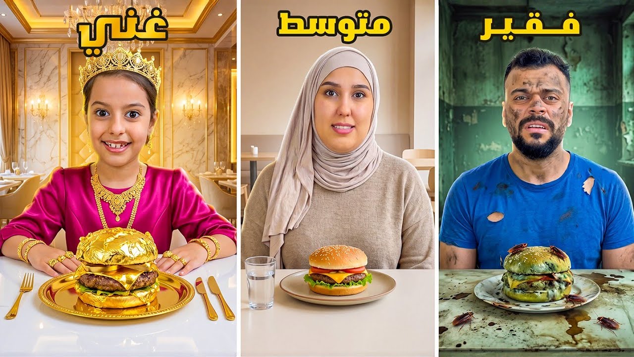 الغني ضد المتوسط ضد الفقير سرى و علي ومريم في اصعب ليلة !! علي سرى 