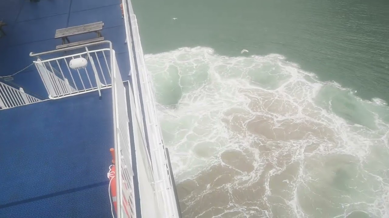 Narróna arriving in Hirtshals Denmark from Iceland and the Faroes 