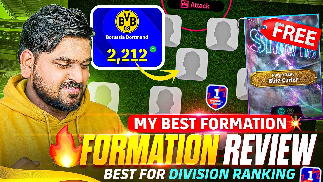 2300+ Rating With My New Fluid Formation In EFootball 2027| Get Free Blitz AMF|Main Formation Review