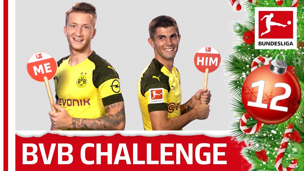 Reus & Pulisic on Swag, Smartphones and More – Me Or Him - Bundesliga 2018 Advent Calendar 12