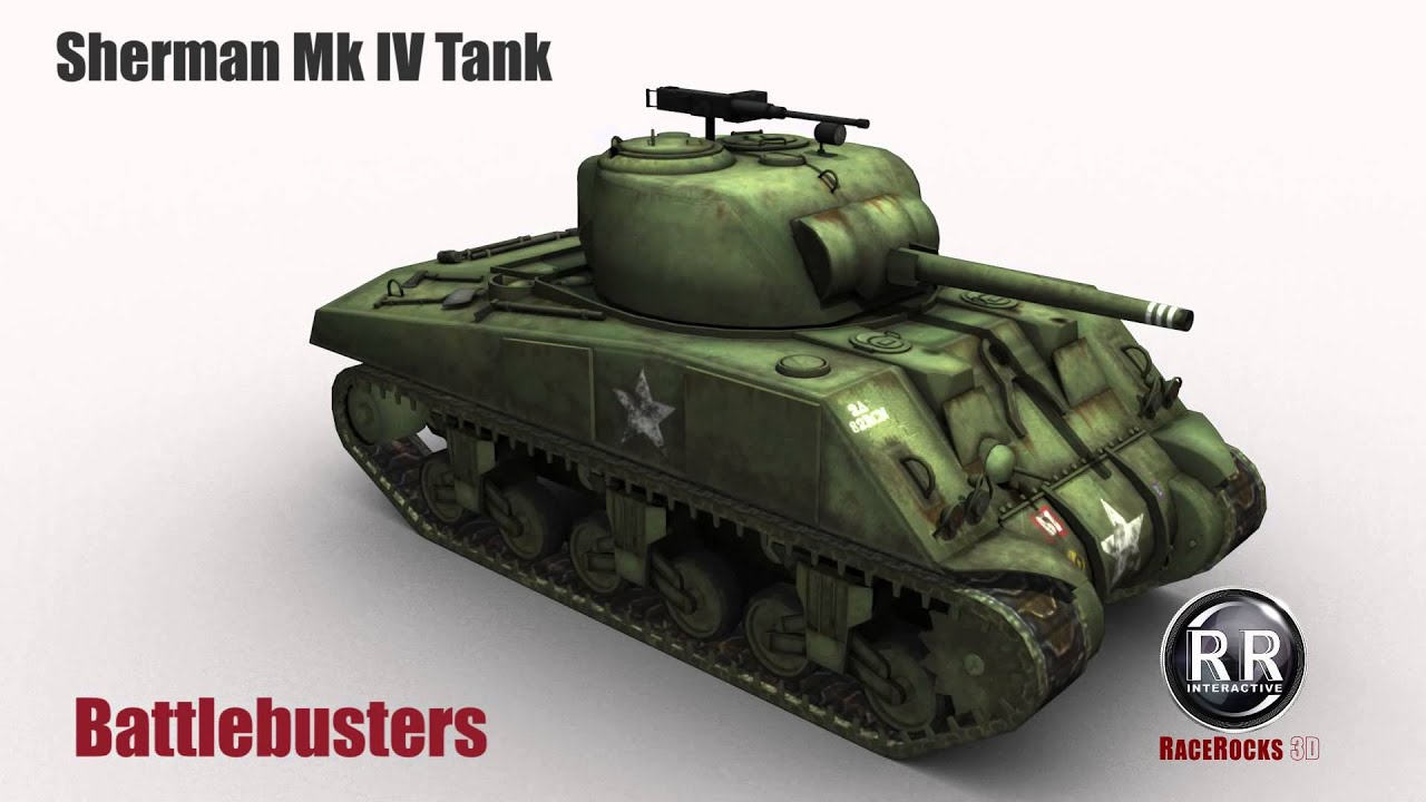 3D Modeling - Sherman Mk IV Tank - by RaceRocks