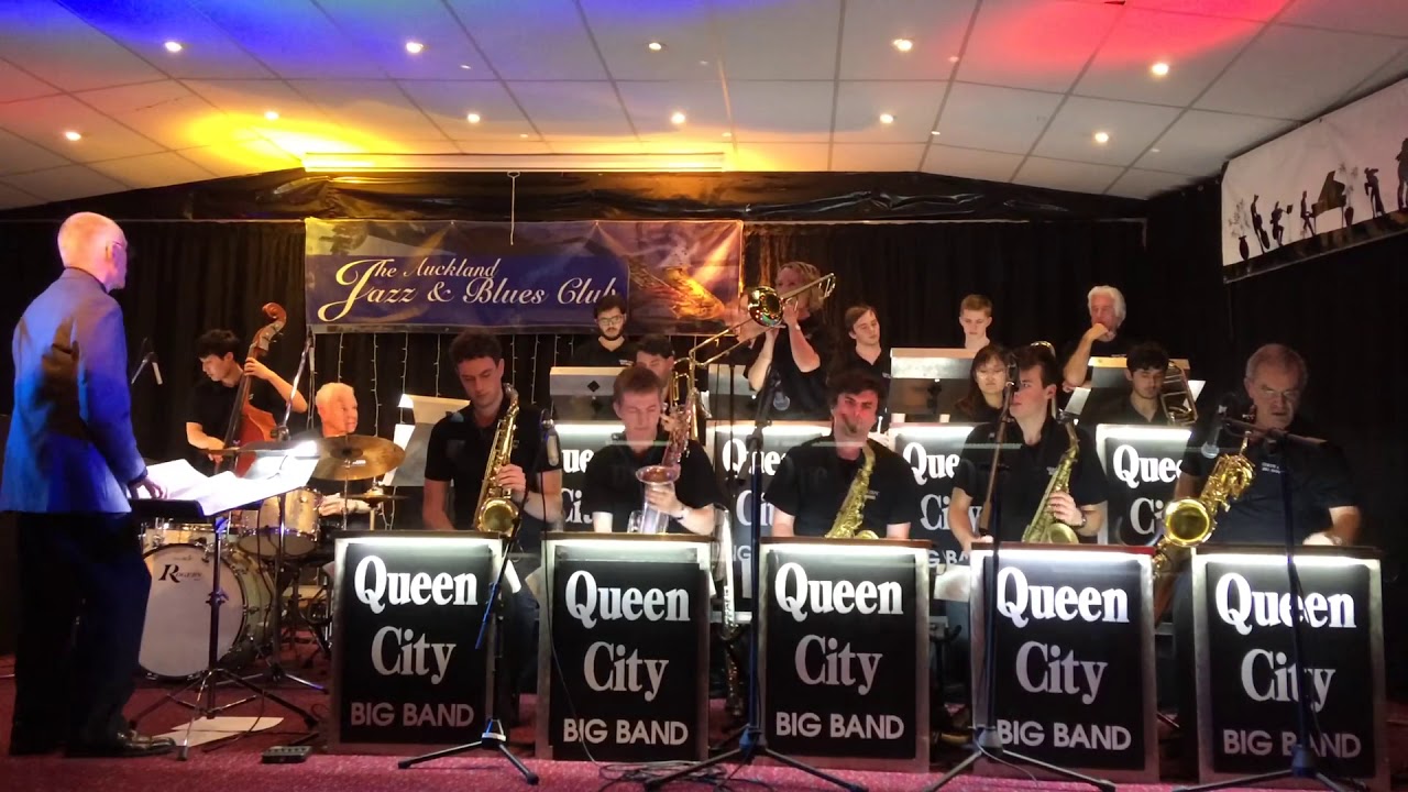 Queen City big band . A warm breeze. Nestico