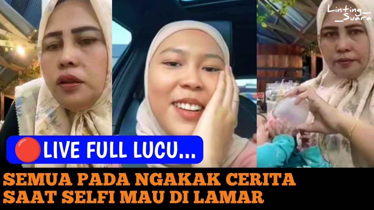 SELFI TERLIHAT TERSIPU MALU, MAMANYA CUMA SENYUM² SAAT MENDENGAR CERITA PAS MAU DI LAMAR