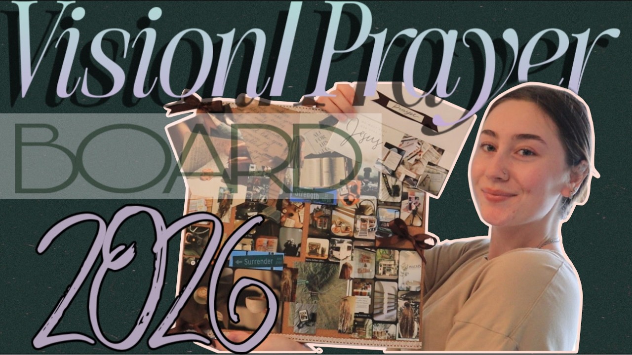 Happy New Year! Making a Prayer / Vision Board! | Cozy Vibes | Lets hangout :) | 2026 Rebrand