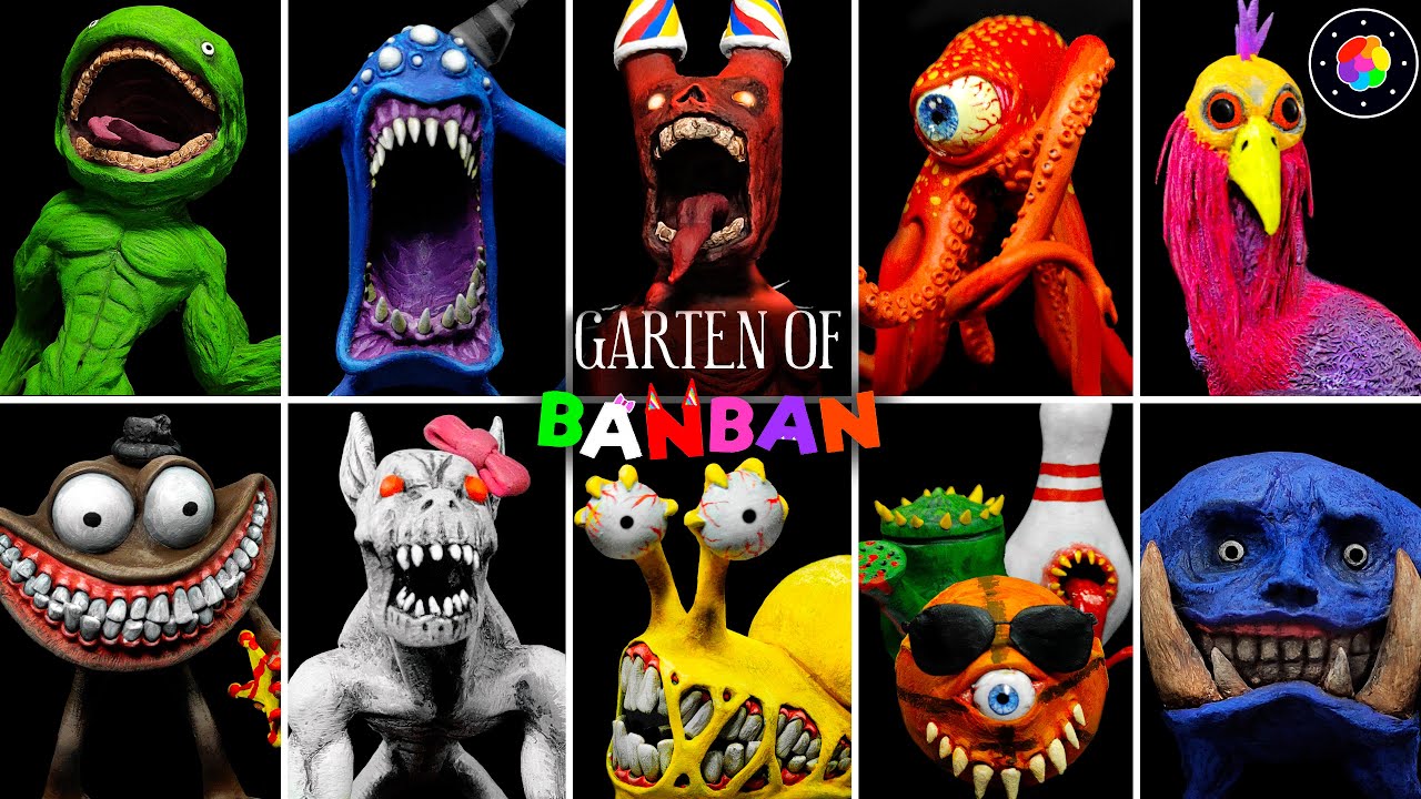 Esculpiendo la NUEVA BANBAN GANG pero son MAS CREPPY Y REALISTAS (Garten of Banban 2) | PlastiVerse