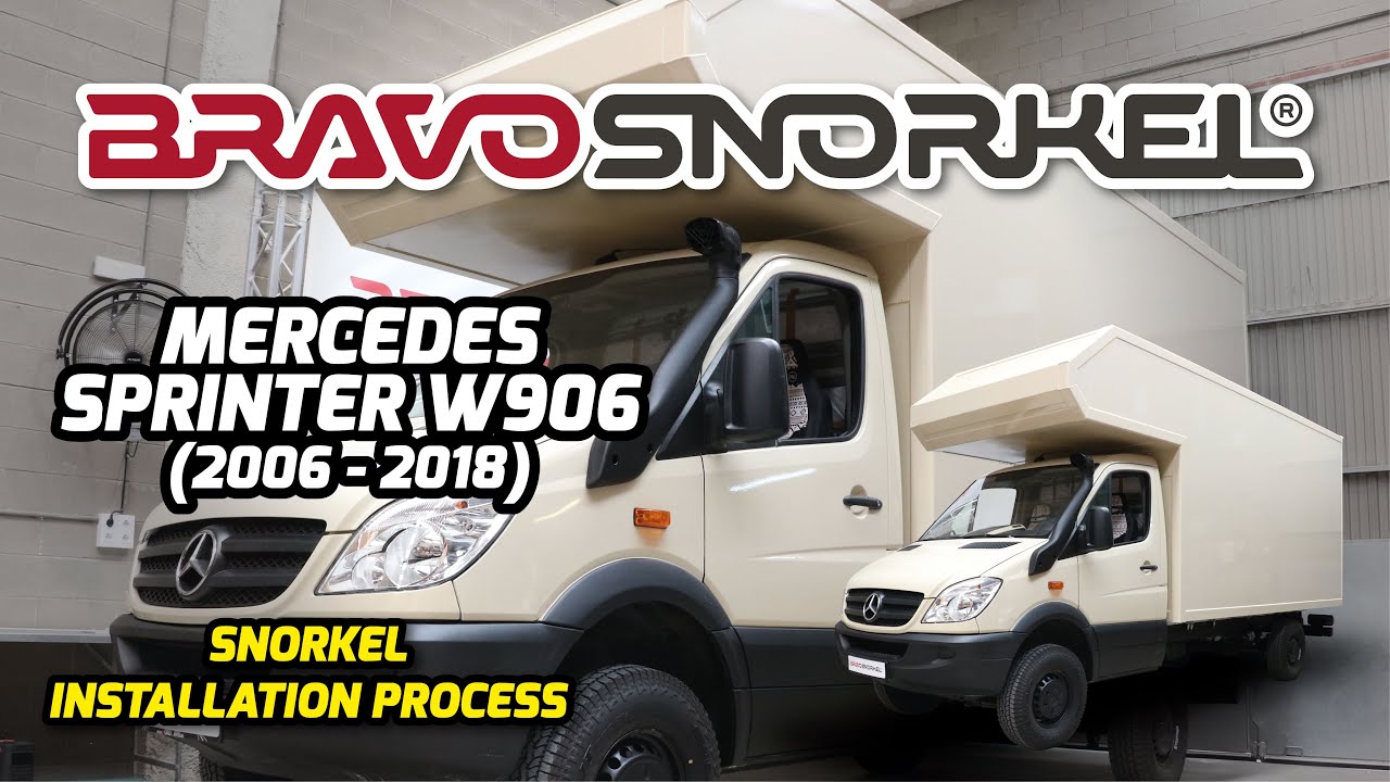 Bravo Snorkel Mercedes Sprinter W906 (2006 - 2018) Ref. SMSR Installation