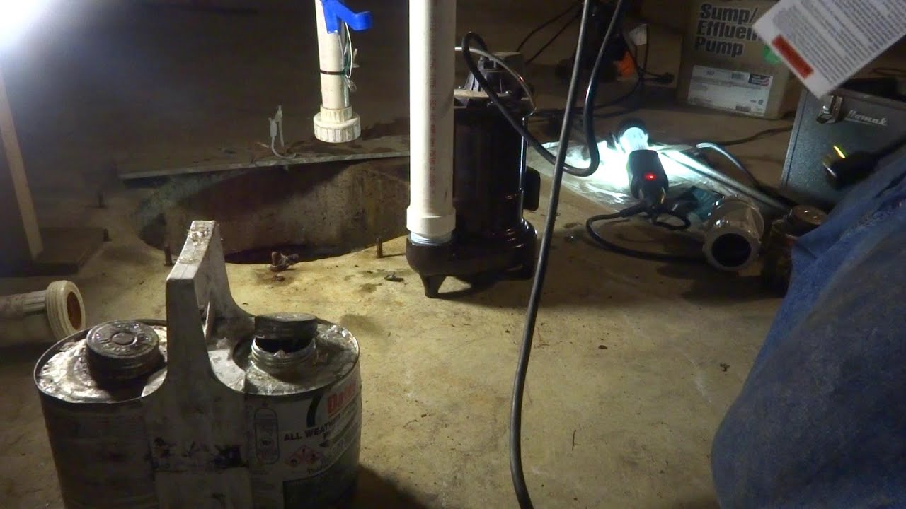 sump pump replacement