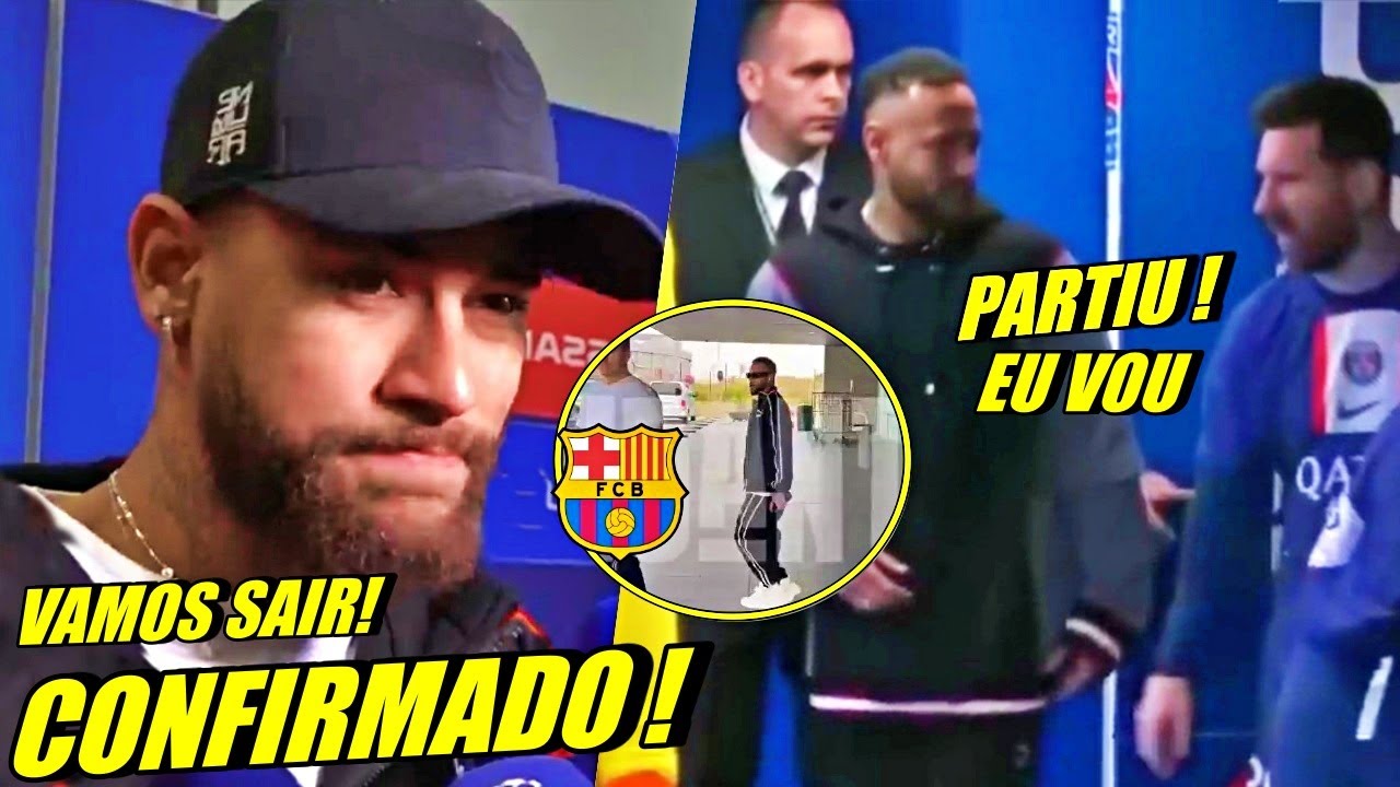 ADEUS PARlS ! NEYMAR CHEGA EM BARCELONA E DEIXA P$G CHOCADO !! MELHORES NOTCIAS DE FUTEBOL