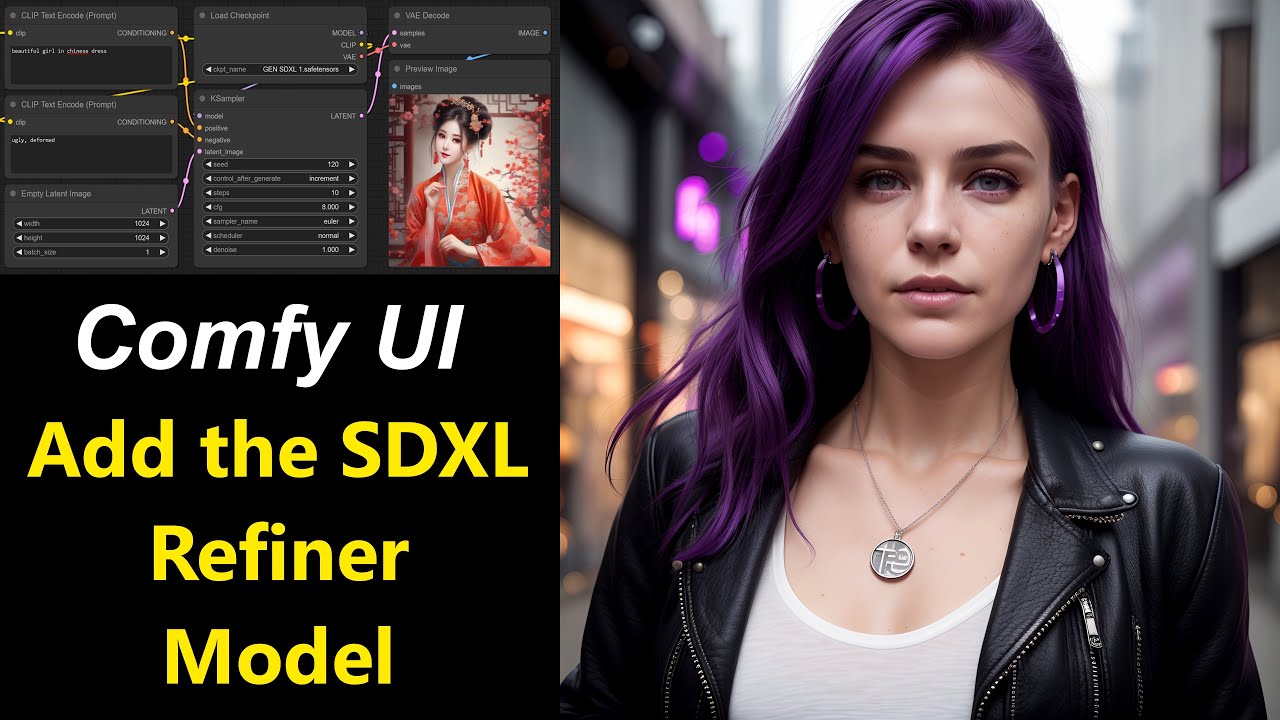 ComfyUI 02 &mdash; рабочий процесс SDXL Refiner