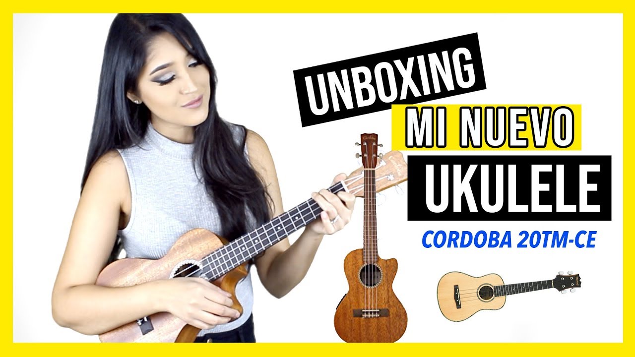 MI NUEVO UKULELE!🎸 UNBOXING 📦 Cordoba 20TM-CE Acoustic Electric