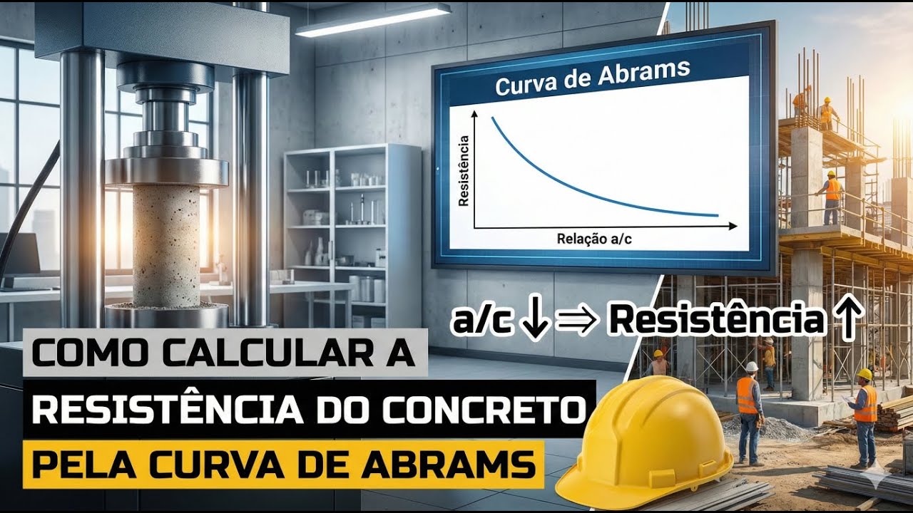 Curva de Abrams no Excel: Como Calcular a Resistência do Concreto (Passo a Passo)