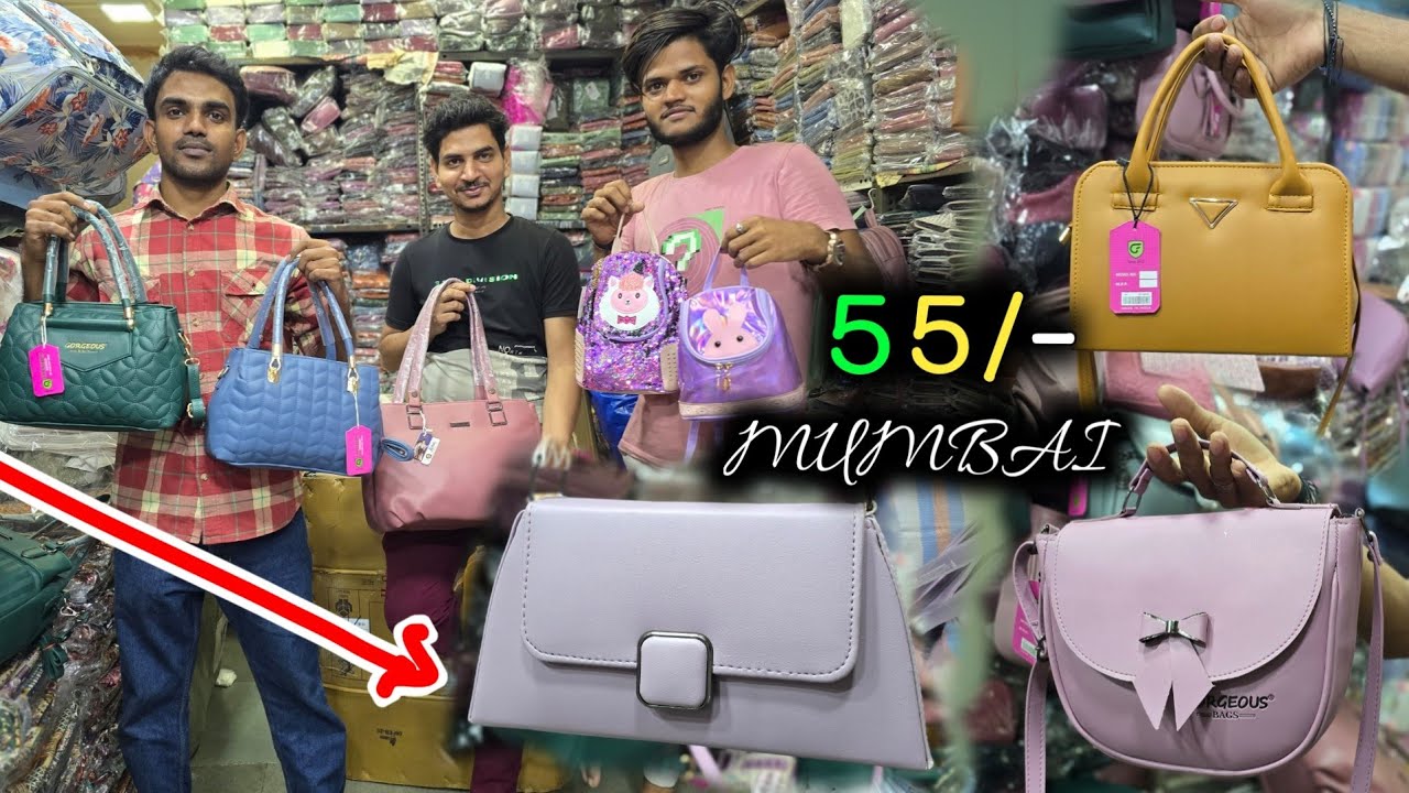 Wholesale ladies purse market | Madanpura bag market mumbai | Wholesale bags | Dablu daily vlogs